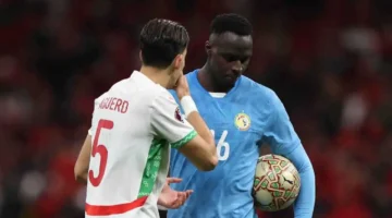 اعتذار نجم المغرب.. كواليس واقعة منشفة إدوارد ميندي في نهائي أمم إفريقيا